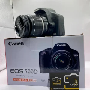 CAMERA CANON 500D c/18-55mm SEMI NOVA